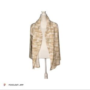 New Lucky Brand Women’s Camouflage Neutral cardigan Small NWT